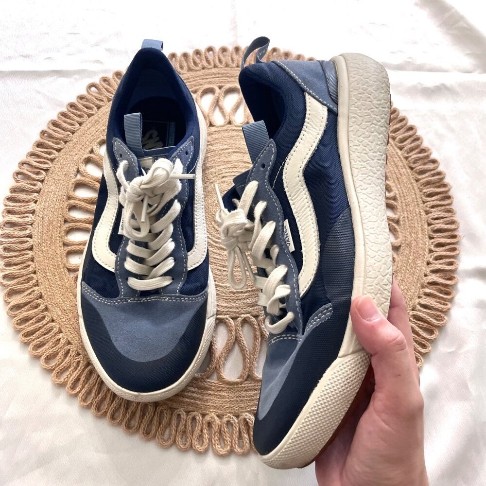 Vans Ultrarange Blue Suede Lace Up Sneakers Men's Size 9